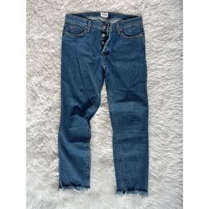 Hudson straight ankle denim